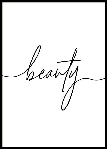 Beauty Script Poster