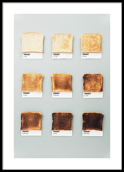 Toasts Poster in the group Posters & Prints / Kitchen at Desenio AB (13532)