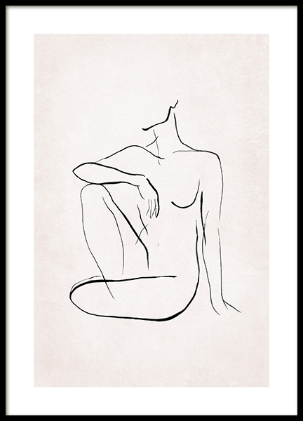 Female Sketch No2 Poster
