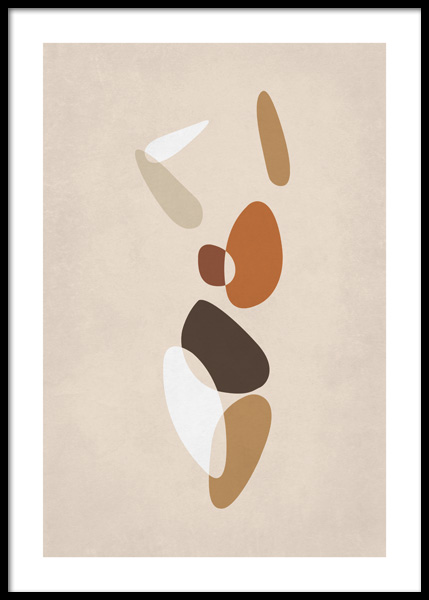 Body Shapes No2 Poster in the group Posters & Prints / Graphical at Desenio AB (14886)