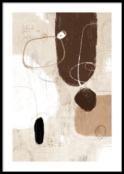 Art Shapes No1 Poster in the group Posters & Prints / Art prints at Desenio AB (14889)