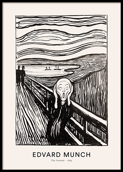 Edvard Munch - The Scream Poster