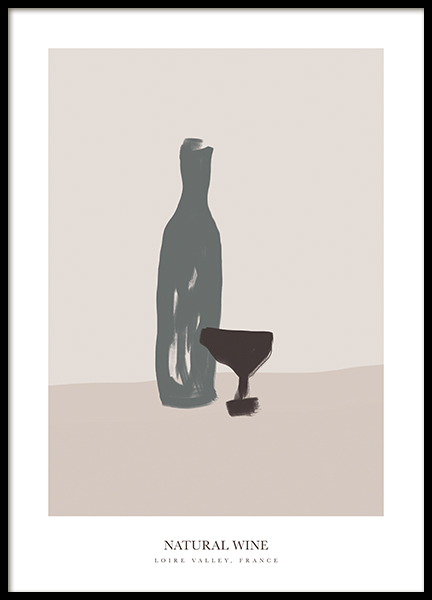 French Natural Wine Poster