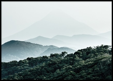 Prints with photographs of nature and mountains