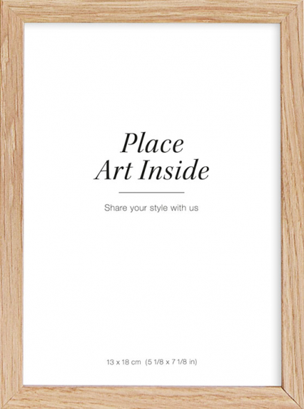  - Wooden oak frame for posters in 13x18