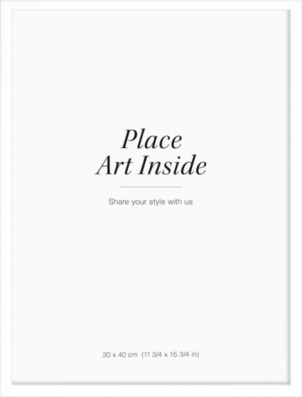 White Picture Frame Measuring 30 X 40 Cm Desenio Picture Frame Measuring 30 X 40 Cm