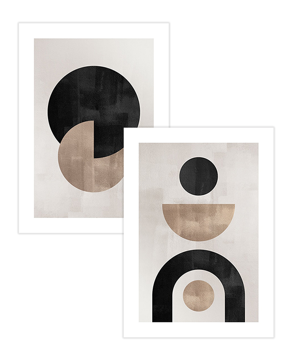 Berlin Shapes Duo Poster pack