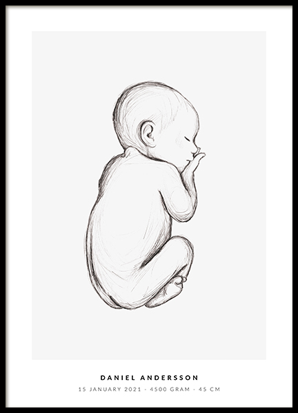 Sleeping Baby Personal Poster