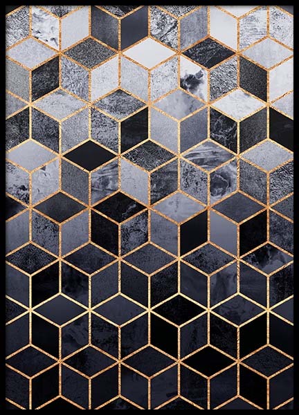 Daydream Cubes Poster in the group Posters & Prints / Art prints at Desenio AB (pre0021)