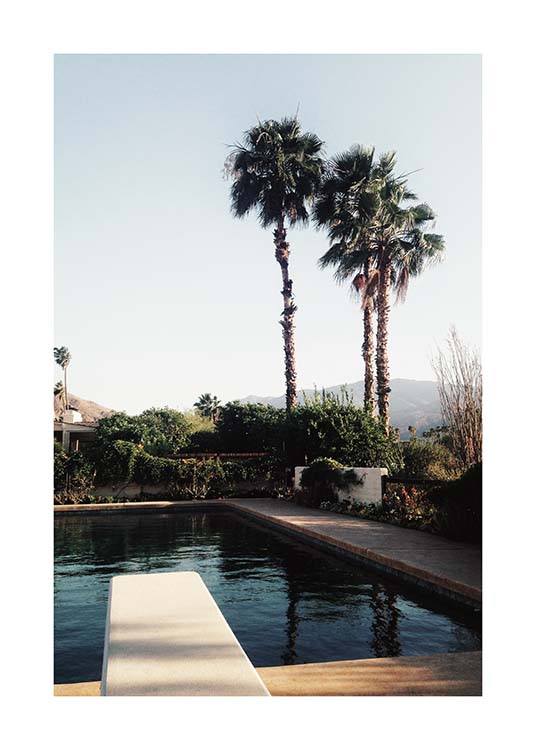 Palm Springs Pool Poster / Nature at Desenio AB (10222)