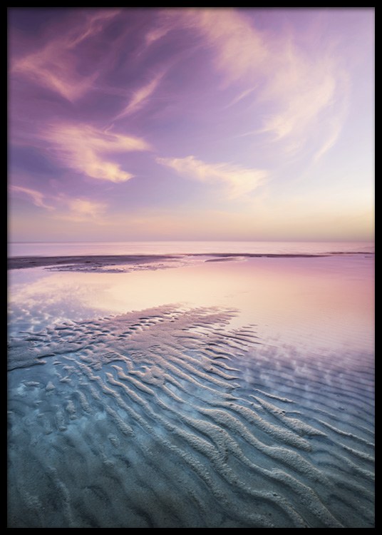 Seashore Sunset Poster