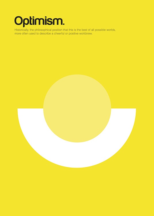 Optimism Poster / Graphical at Desenio AB (11090)