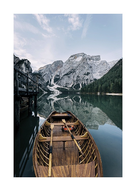 Boat in a Lake Poster / Nature at Desenio AB (11109)
