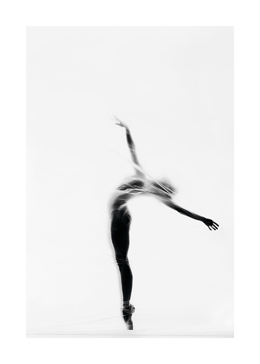 Secret Dancer Poster / Black & white at Desenio AB (11136)