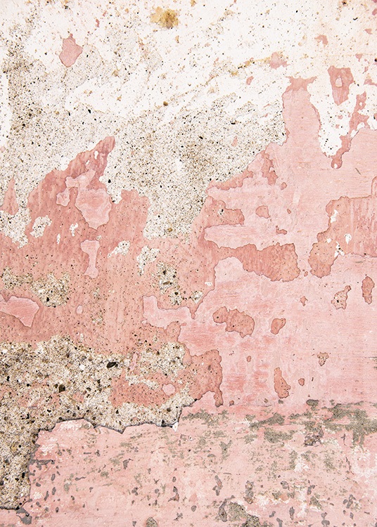 Old Pink Wall Poster / Photography at Desenio AB (11243)