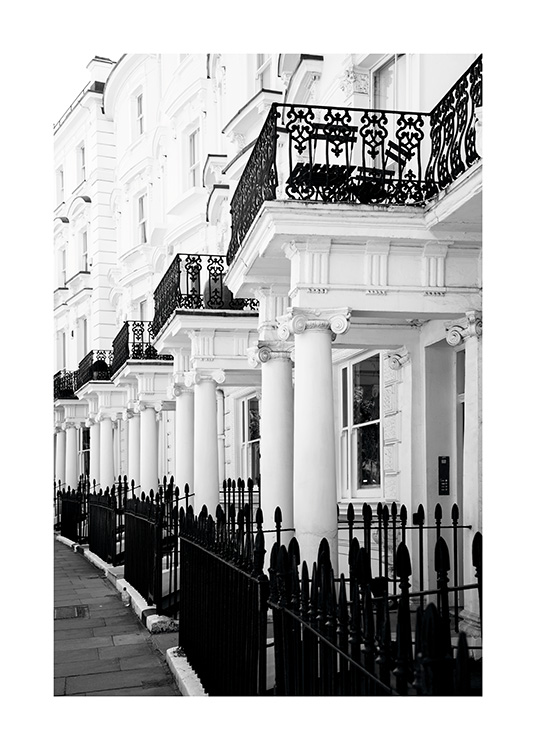 Notting Hill Street Poster / Photography at Desenio AB (11371)