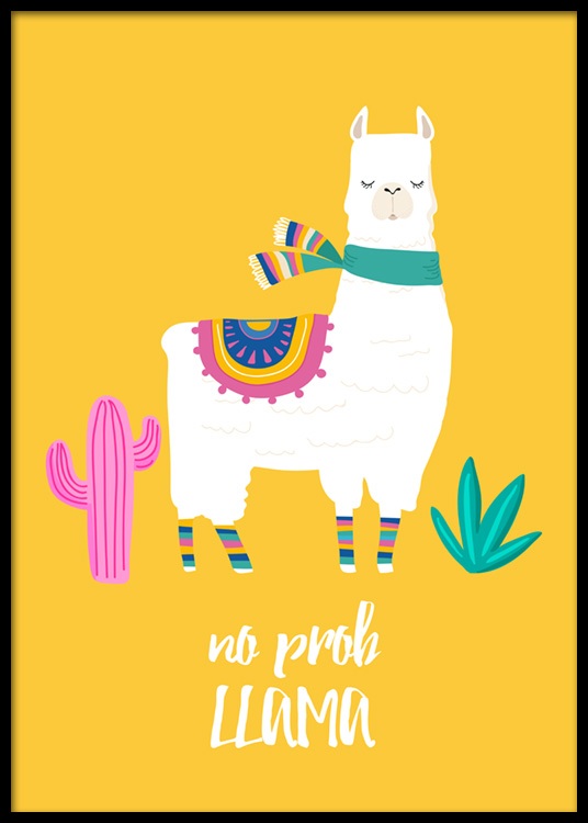 No Prob Llama Poster