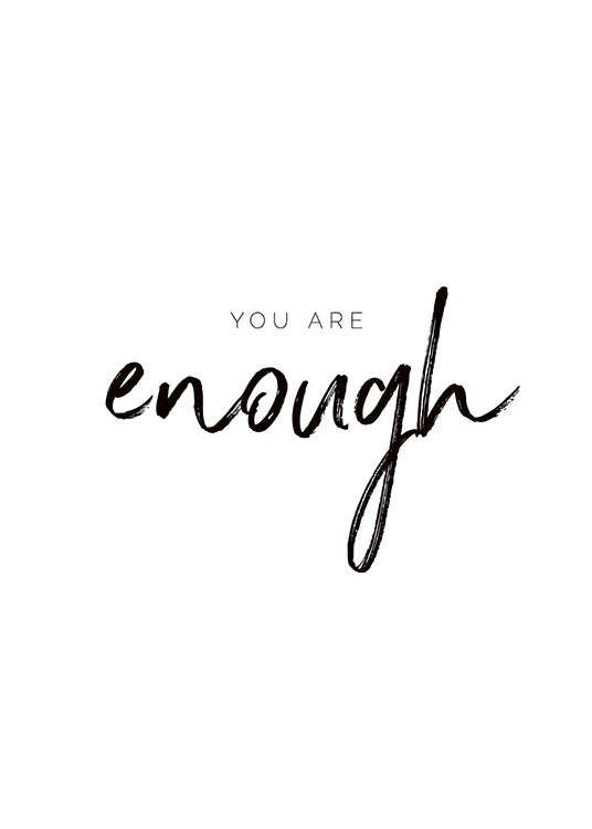 You Are Enough Poster