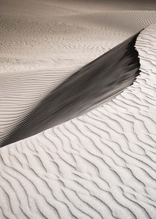 –Photograph of a sand dune landscape. 