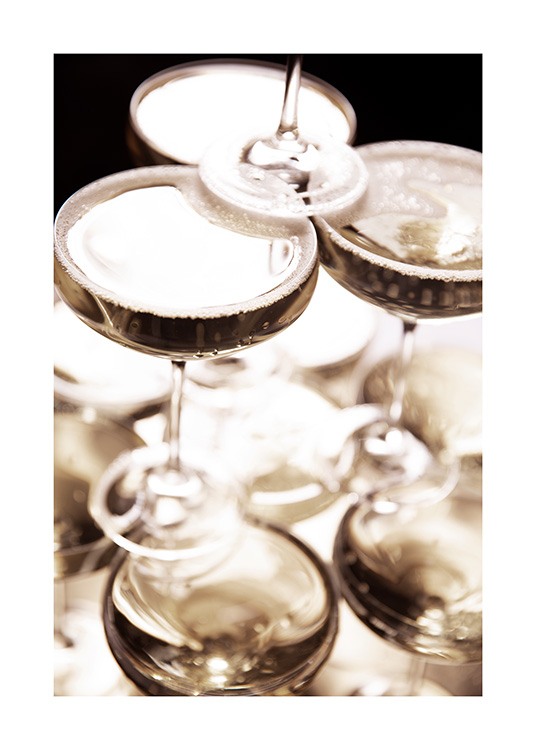 Sparkling Champagne Poster / Kitchen at Desenio AB (11915)