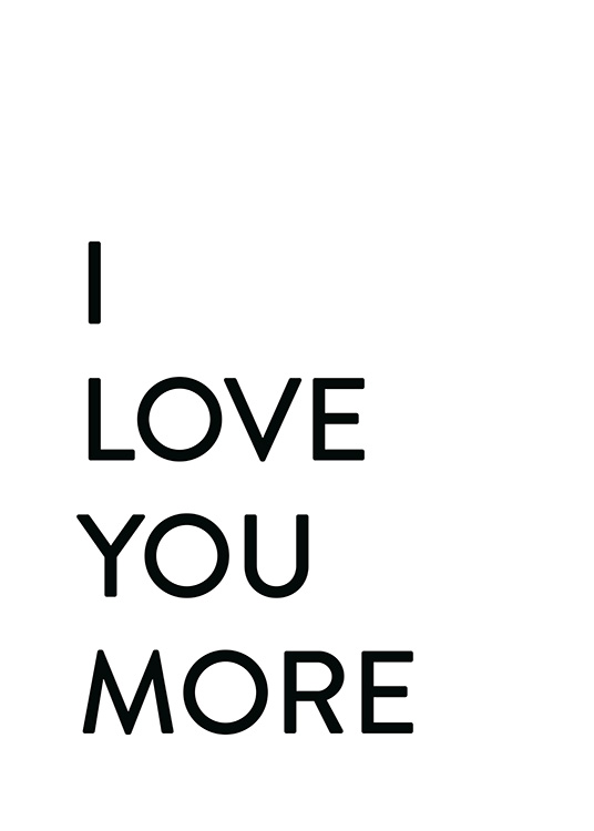 Each Day I Love You No2 Poster / Text posters at Desenio AB (12009)
