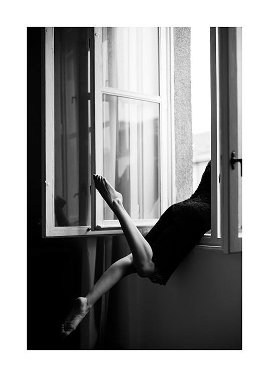 Out the Window Poster / Black & white at Desenio AB (12032)