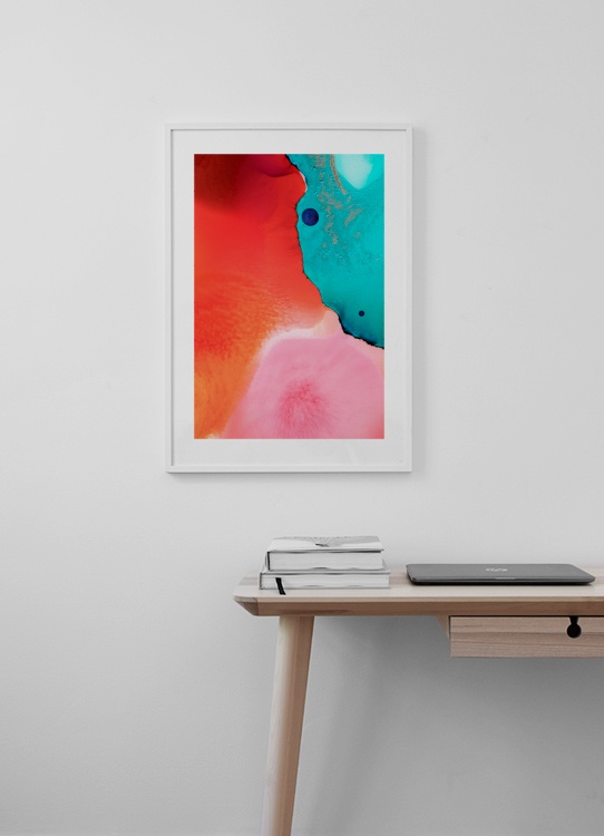 abstract figures no1 poster