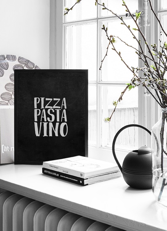 Pizza Pasta Vino Poster