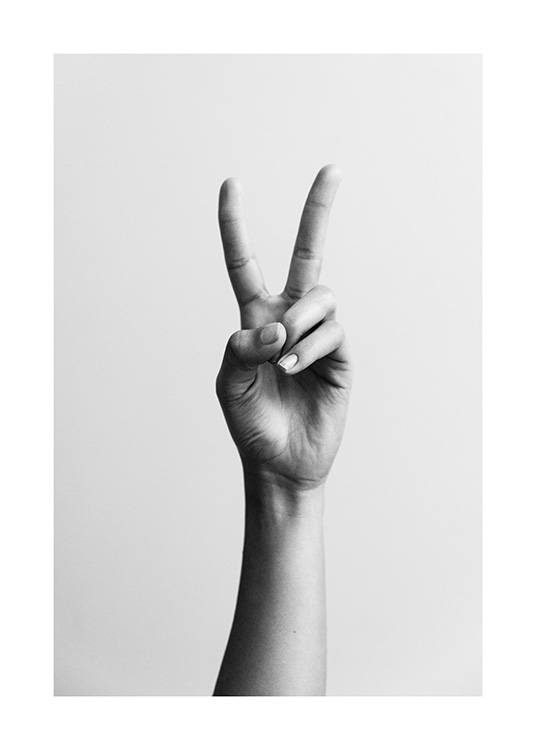 Peace Sign Poster / Photography at Desenio AB (12334)