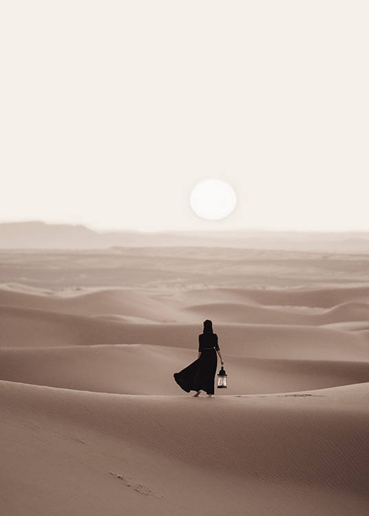 Woman in Desert Poster / Nature at Desenio AB (12341)