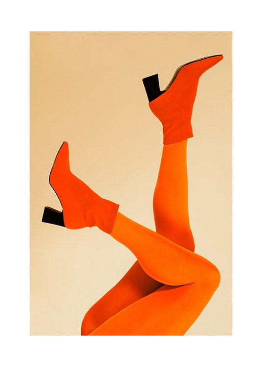 Orange Legs Poster / Photography at Desenio AB (12402)