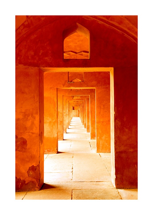 Orange Arches Poster / Photography at Desenio AB (12404)