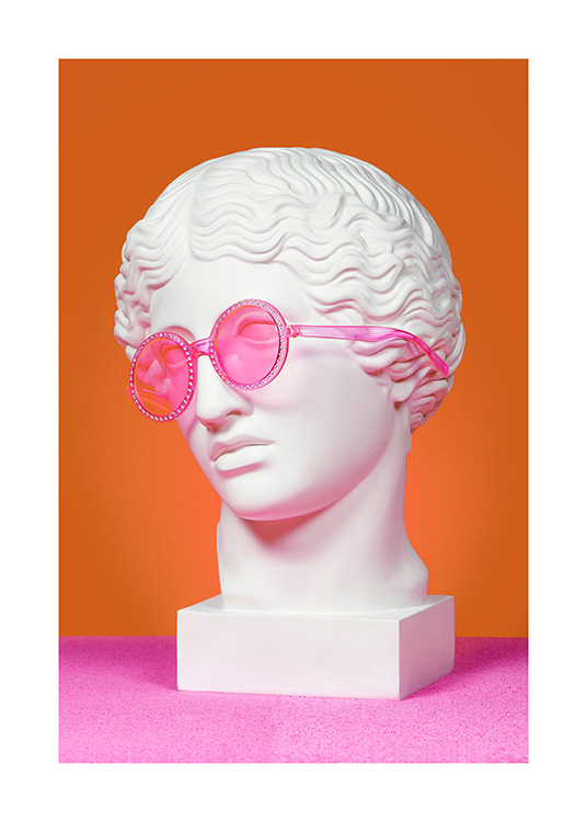 Greek God in Glasses Poster / Photography at Desenio AB (12413)