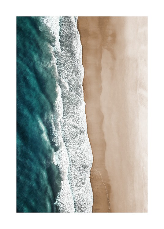 Rushing Sea Waves Poster / Tropical at Desenio AB (12459)