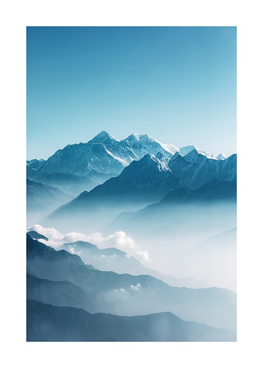 View Of Mount Everest Poster