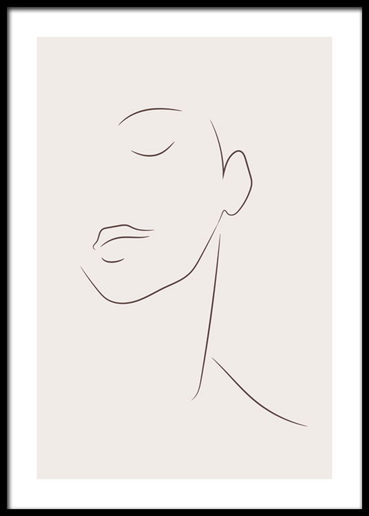 Simple Lines No13 Poster