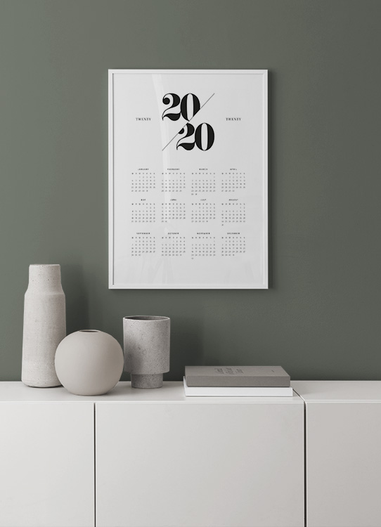 Calendar 2020 Poster