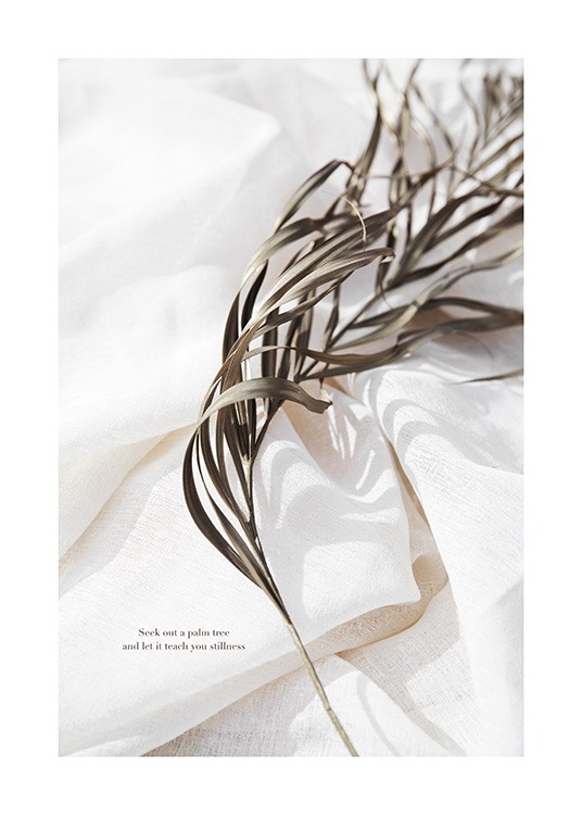Delicate Palm Leaves No2 Poster / Palms at Desenio AB (13650)