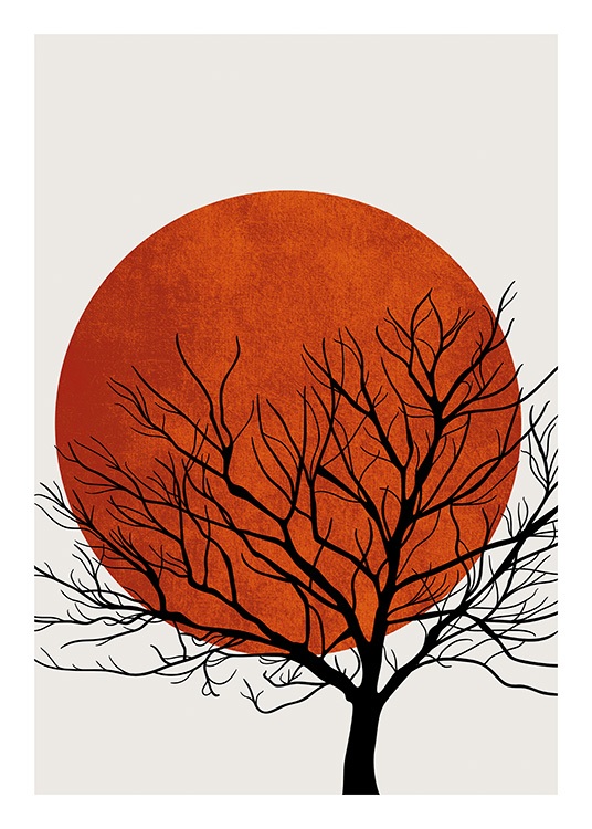 Winter Sunset Poster / Nature at Desenio AB (13752)