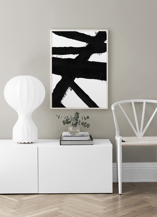 abstract figures no1 poster