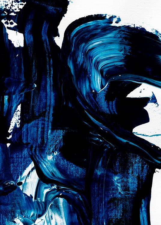 abstract figures no1 poster