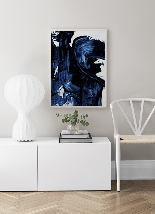 abstract figures no1 poster