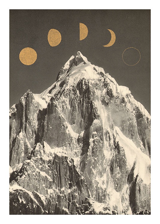 Moon Phases Poster / Vintage at Desenio AB (13921)