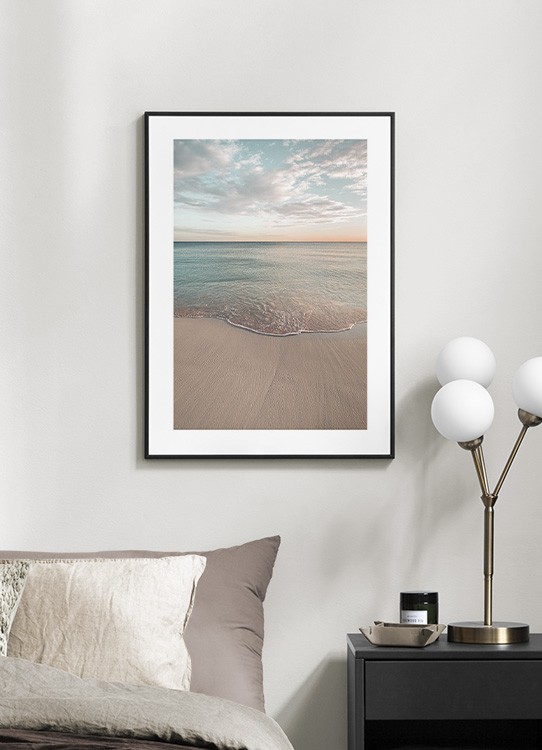 Calm Beach Poster - Calm ocean - desenio.com