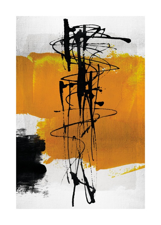 abstract figures no1 poster
