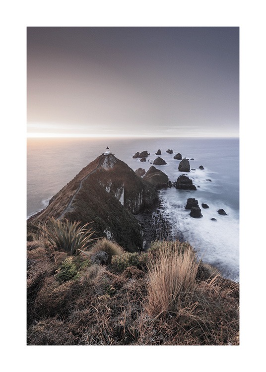  – Photograph of large cliffs leading into the ocean
