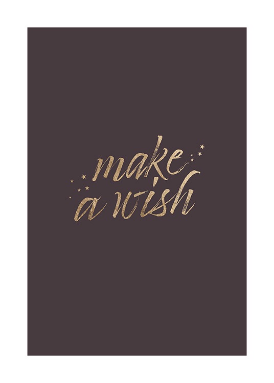 Make A Wish Poster Text Poster Desenio Com Make A Wish Poster Text Poster Desenio Com