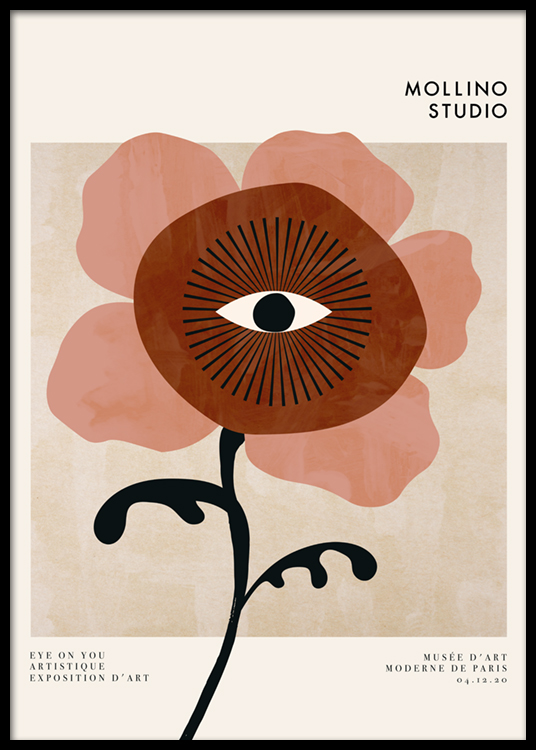 Power Flower No1 Poster - Abstract flower - Desenio.com