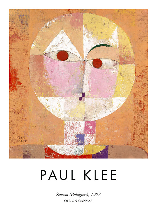 Paul Klee - Senecio (Baldgreis) - An amazing print of the artist Paul Klee