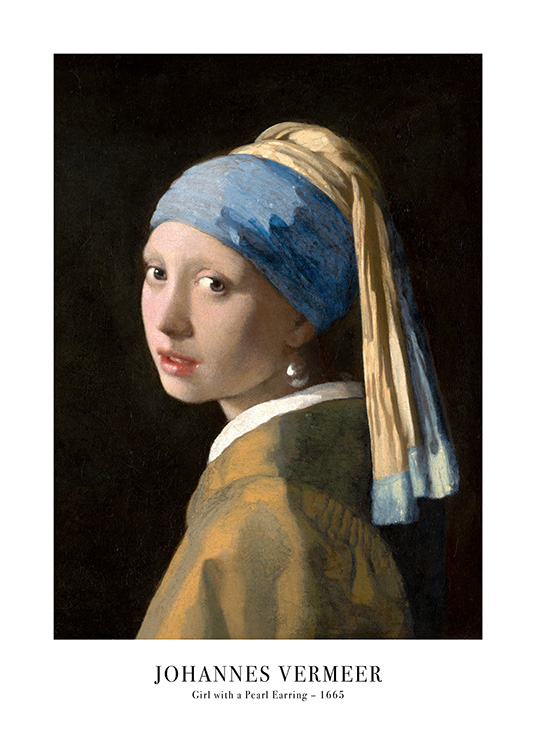 – Art print of the girl with pearl earring